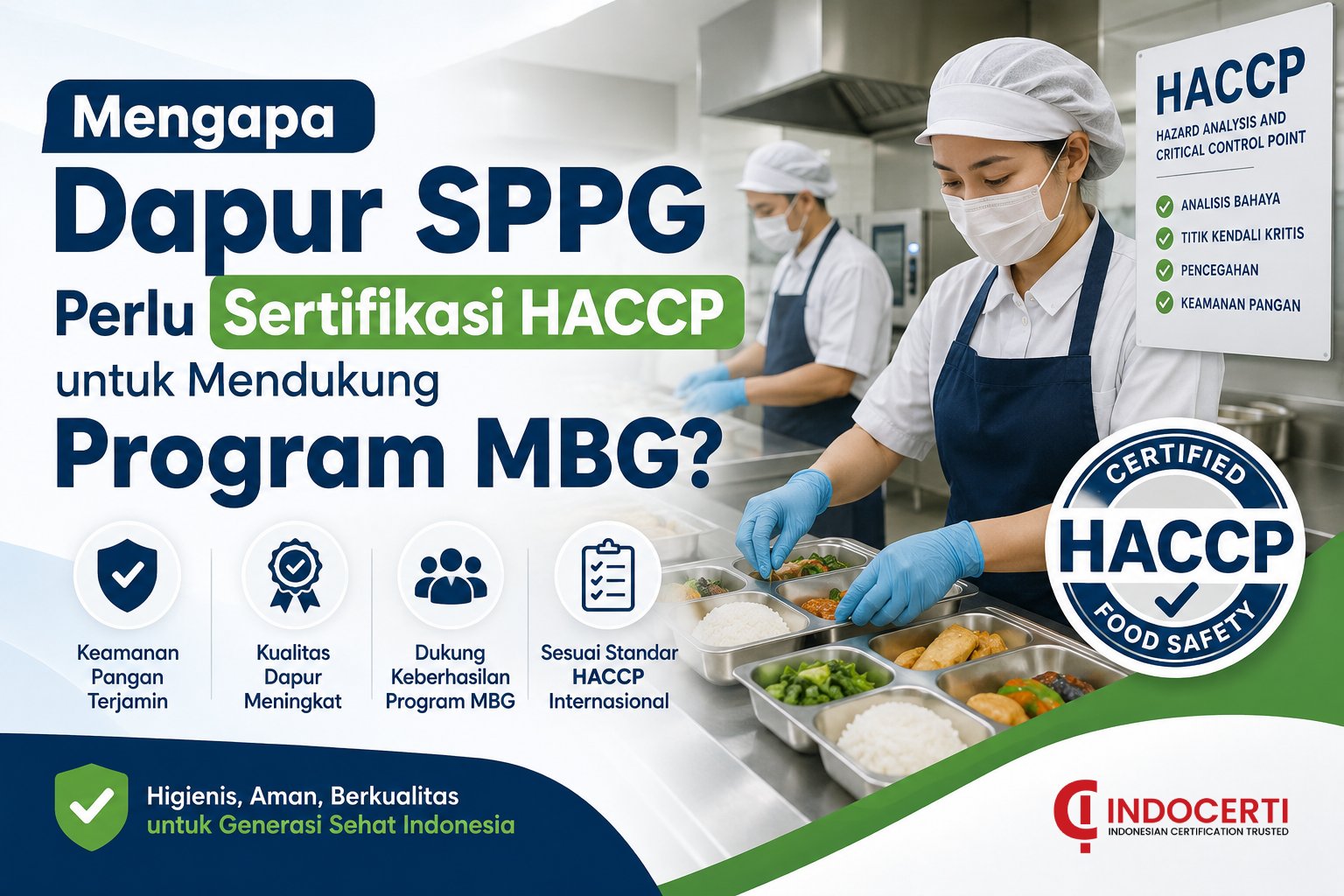 Mengapa Dapur SPPG Perlu Sertifikasi HACCP untuk Mendukung Program MBG?